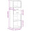 VidaXL (sonoma oak) vidaXL Highboard Sideboard Cabinet Storage Cupboard Engineered Wood 10