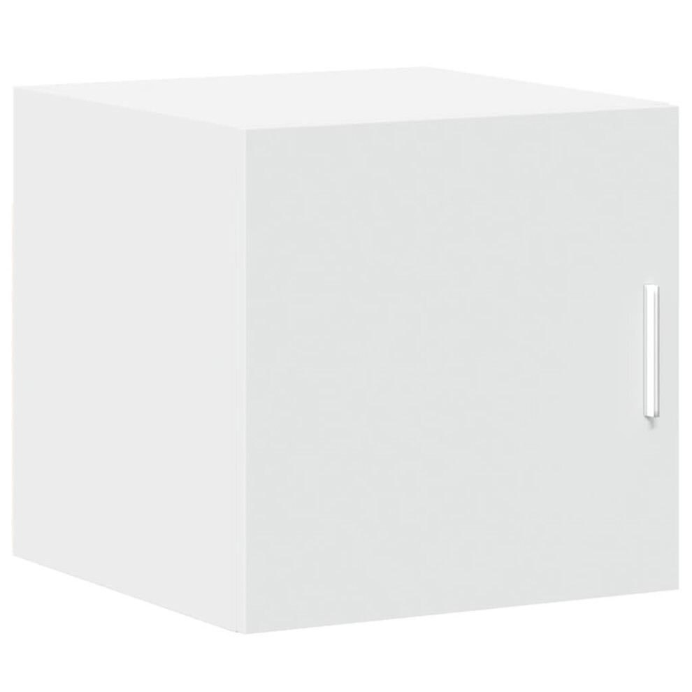 Vidaxl (White) Wall Cabinet Bathroom Shelf Wall Hanging Cabinet Engineered Wood