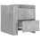 VidaXL (concrete grey) vidaXL Bedside Cabinet Nightstand Bed Side Table Engineered Wood 7