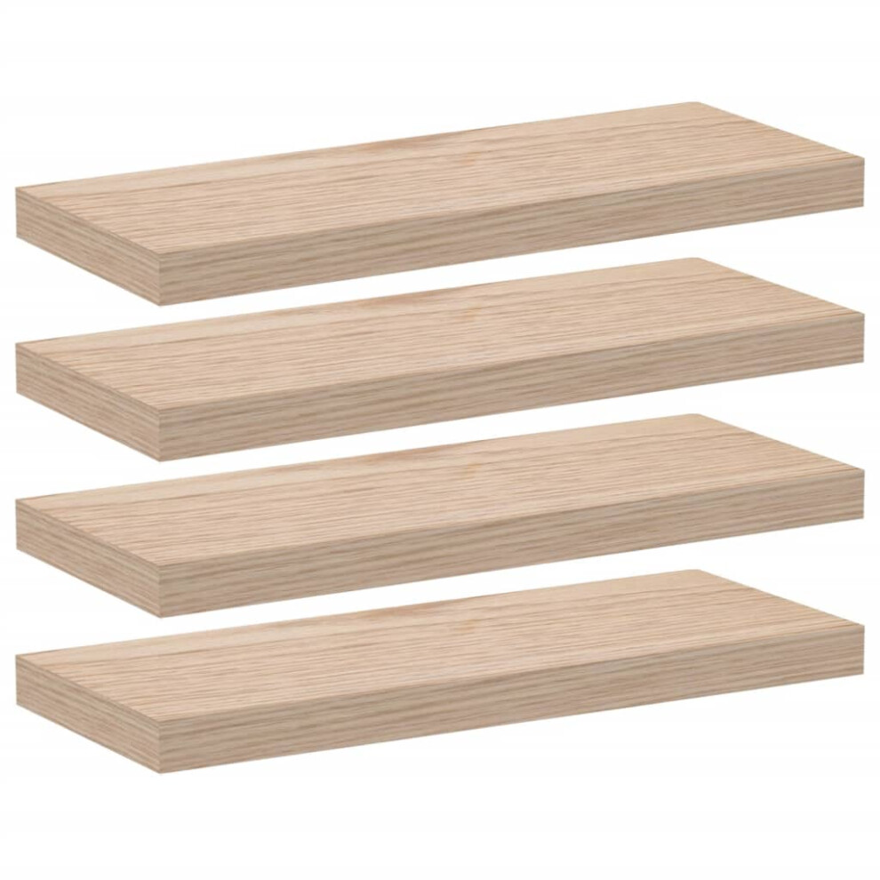 (60 x 23.5 x 4 cm/ 4 pcs) vidaXL Floating Shelves Wall Shelf Display Storage Shelf Rack Engineered Wood