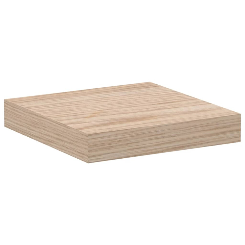 Vidaxl (23 X 23.5 X 4 Cm/ 1 Pcs) Floating Shelves Wall Shelf Display Storage Shelf Rack Engineered Wood Brown