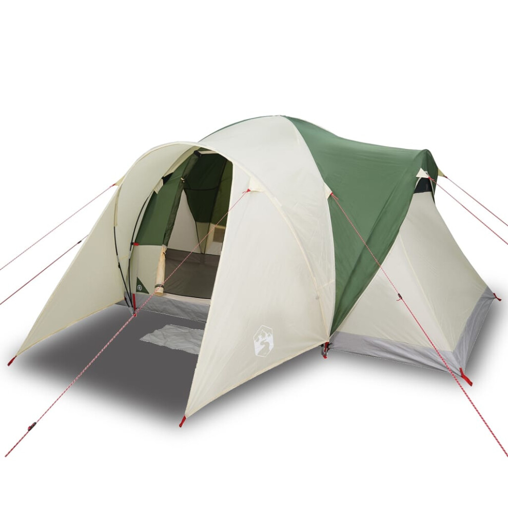 Vidaxl Green (Green) Family Tent Dome 6-Person Camping Tent Lightweight Tent Waterproof