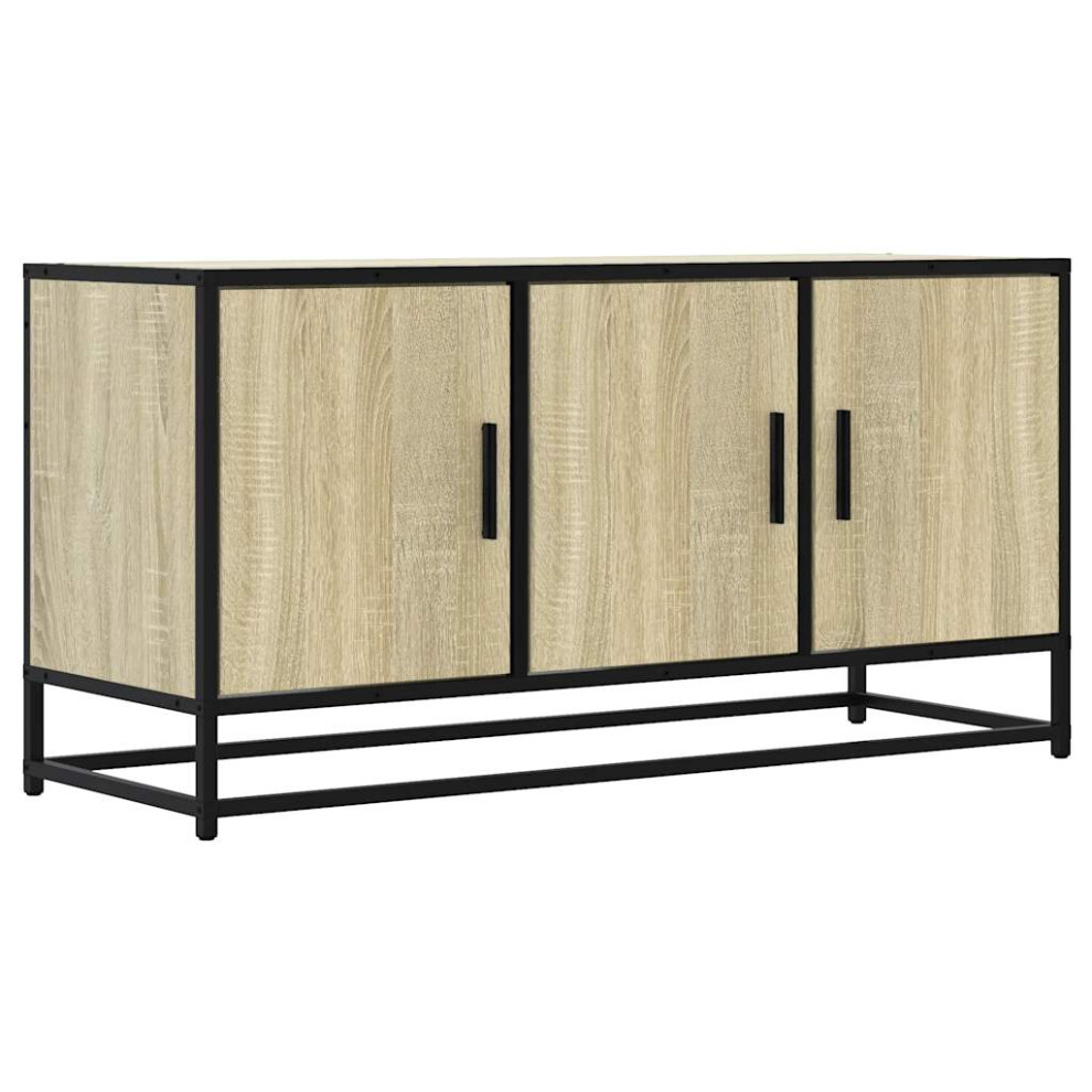 (sonoma oak) vidaXL TV Cabinet TV Stand Media TV Unit Engineered Wood and Metal