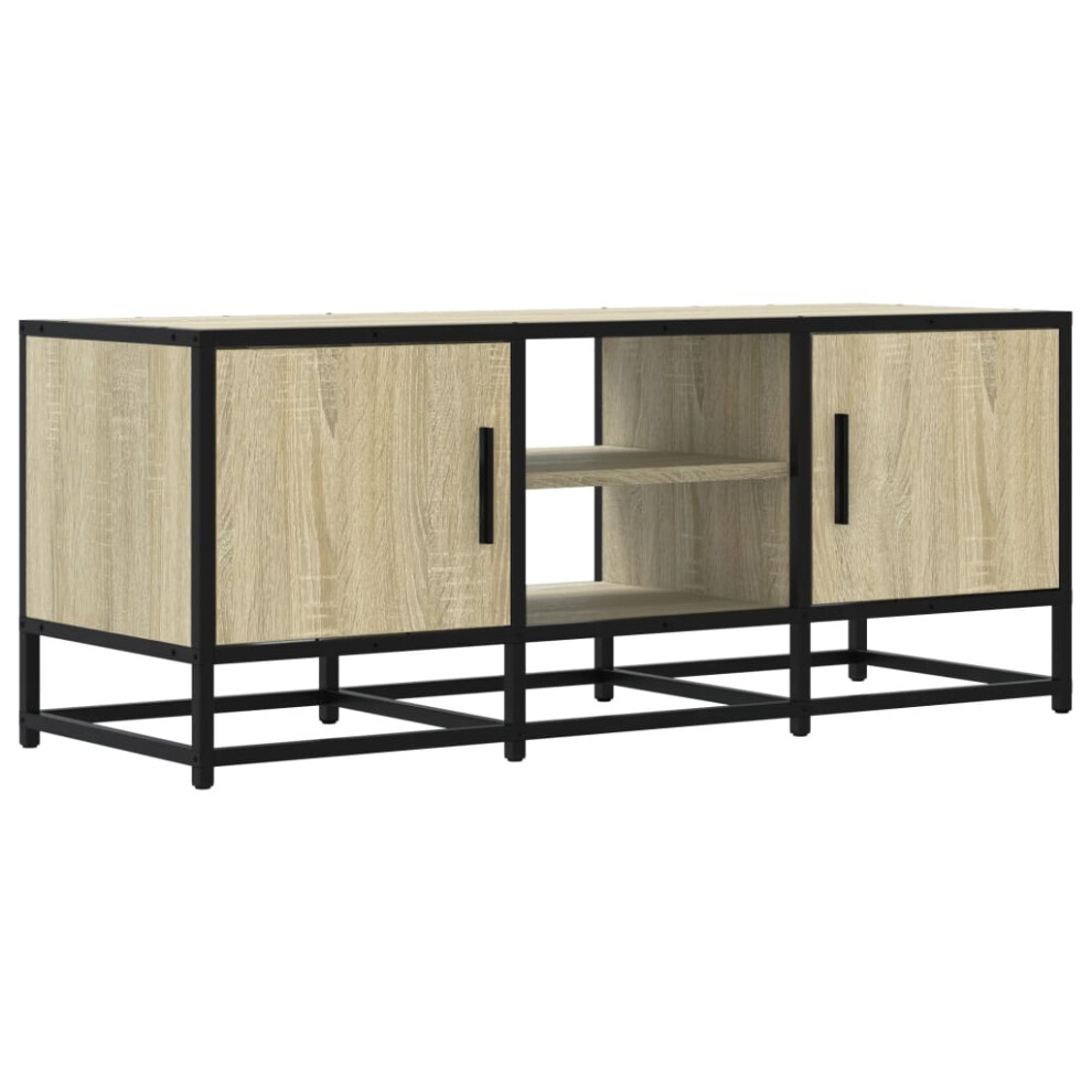 (sonoma oak) vidaXL TV Cabinet TV Stand Media TV Unit Engineered Wood and Metal