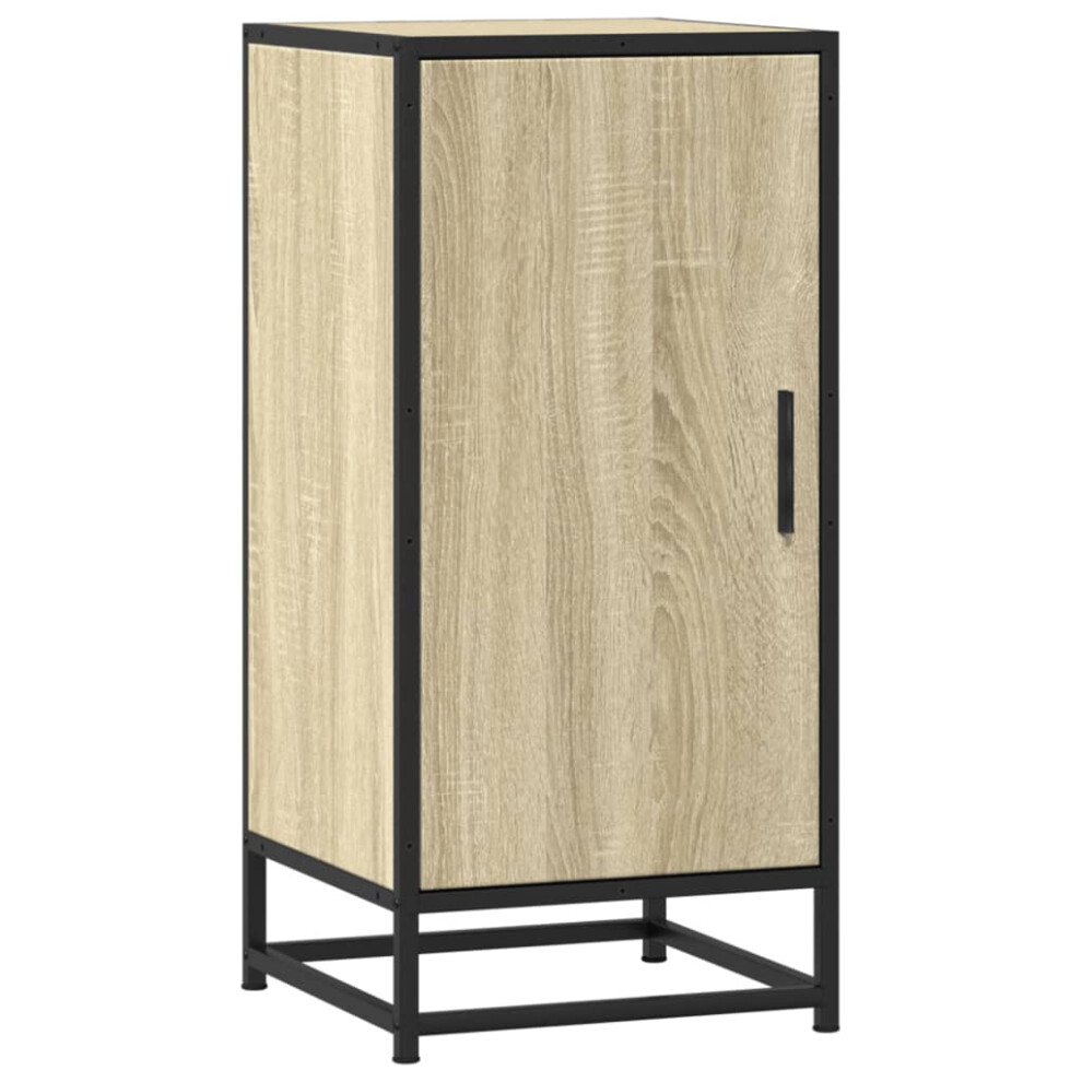 (sonoma oak) vidaXL Sideboard Side Cabinet Highboard Cupboard Engineered Wood and Metal