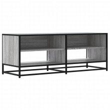 (grey sonoma, 120.5 x 40 x 46 cm) vidaXL TV Cabinet TV Stand Media TV Unit Engineered Wood and Metal
