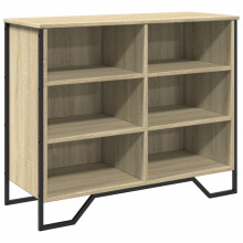 (sonoma oak, 91 x 35.5 x 74.5 cm) vidaXL Sideboard Storage Cupboard Cabinet Highboard Engineered Wood