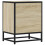 VidaXL (sonoma oak, 2 pcs) vidaXL Bedside Cabinets Nightstand Bed Side Table Engineered Wood 8