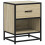 VidaXL (sonoma oak, 2 pcs) vidaXL Bedside Cabinets Nightstand Bed Side Table Engineered Wood 6