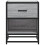 VidaXL (grey sonoma, 1 pcs) vidaXL Bedside Cabinets Nightstand Bed Side Table Engineered Wood 5