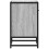 VidaXL (grey sonoma, 1 pcs) vidaXL Bedside Cabinets Nightstand Bed Side Table Engineered Wood 6