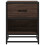 VidaXL (brown oak, 1 pcs) vidaXL Bedside Cabinets Nightstand Bed Side Table Engineered Wood 5