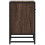 VidaXL (brown oak, 1 pcs) vidaXL Bedside Cabinets Nightstand Bed Side Table Engineered Wood 6