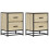 VidaXL (sonoma oak, 2 pcs) vidaXL Bedside Cabinets Nightstand Bed Table Engineered Wood 2