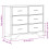 VidaXL vidaXL Kommode Sonoma-Eiche 91x35,5x74,5 cm Holzwerkstoff 4