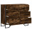 VidaXL vidaXL Kommode Räuchereiche 91x35,5x74,5 cm Holzwerkstoff 7