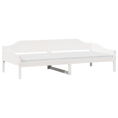 VidaXL (white, 80 x 200 cm) vidaXL Bed Frame Bedstead Bed Base Wax Solid Wood Pine 2