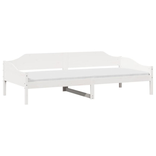 VidaXL (white, 90 x 190 cm) vidaXL Bed Frame Bedstead Bed Base Wax Solid Wood Pine 2