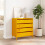 VidaXL (yellow) vidaXL Sideboard Side Cabinet Storage Cupboard Highboard Cold-rolled Steel 3