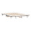 VidaXL (white, 135 x 190 cm) vidaXL Bed Frame Home Bedstead Bed Base Mattress Foundation Solid Wood Pine 3