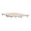 VidaXL (white, 150 x 200 cm) vidaXL Bed Frame Home Bedstead Bed Base Mattress Foundation Solid Wood Pine 3