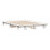 VidaXL (white, 150 x 200 cm) vidaXL Bed Frame Home Bedstead Bed Base Mattress Foundation Solid Wood Pine 6