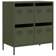 (green, 68 x 39 x 73.5 cm) vidaXL Sideboard Cabinet Storage Cupboard Highboard Cold-rolled Steel