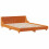 VidaXL (wax brown, 150 x 200 cm) vidaXL Bed Frame with Headboard Wax Solid Wood Pine 3