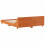 VidaXL (wax brown, 150 x 200 cm) vidaXL Bed Frame with Headboard Wax Solid Wood Pine 6
