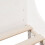 VidaXL (white, 140 x 190 cm) vidaXL Bed Frame with Headboard Wax Solid Wood Pine 7
