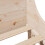 VidaXL (natural, 120 x 190 cm) vidaXL Bed Frame with Headboard Wax Solid Wood Pine 7