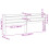 VidaXL (white, 210 x 16 x 82 cm) vidaXL Headboard with Shelves Bed Header Bed Headboard Solid Wood Pine 4