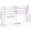 VidaXL (white, 160 x 16 x 82 cm) vidaXL Headboard with Shelves Bed Header Bed Headboard Solid Wood Pine 9