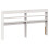 VidaXL (white, 145 x 16 x 82 cm) vidaXL Headboard with Shelves Bed Header Bed Headboard Solid Wood Pine 5
