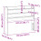 VidaXL (white, 110 x 16 x 82 cm) vidaXL Headboard with Shelves Bed Header Bed Headboard Solid Wood Pine 4