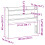 VidaXL (white, 100 x 16 x 82 cm) vidaXL Headboard with Shelves Bed Header Bed Headboard Solid Wood Pine 9