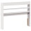 VidaXL (white, 85 x 16 x 82 cm) vidaXL Headboard with Shelves Bed Header Bed Headboard Solid Wood Pine 5