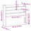 VidaXL (white, 85 x 16 x 82 cm) vidaXL Headboard with Shelves Bed Header Bed Headboard Solid Wood Pine 4