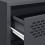 VidaXL (anthracite) vidaXL Sideboard Cabinet Storage Cupboard Highboard Cold-rolled Steel 8