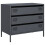 VidaXL (anthracite) vidaXL Sideboard Cabinet Storage Cupboard Highboard Cold-rolled Steel 1