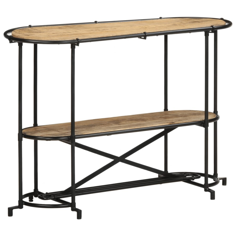 Vidaxl (Rough Mango Wood) Console Table Hallway End Table Accent Side Table Tea Coffee Table
