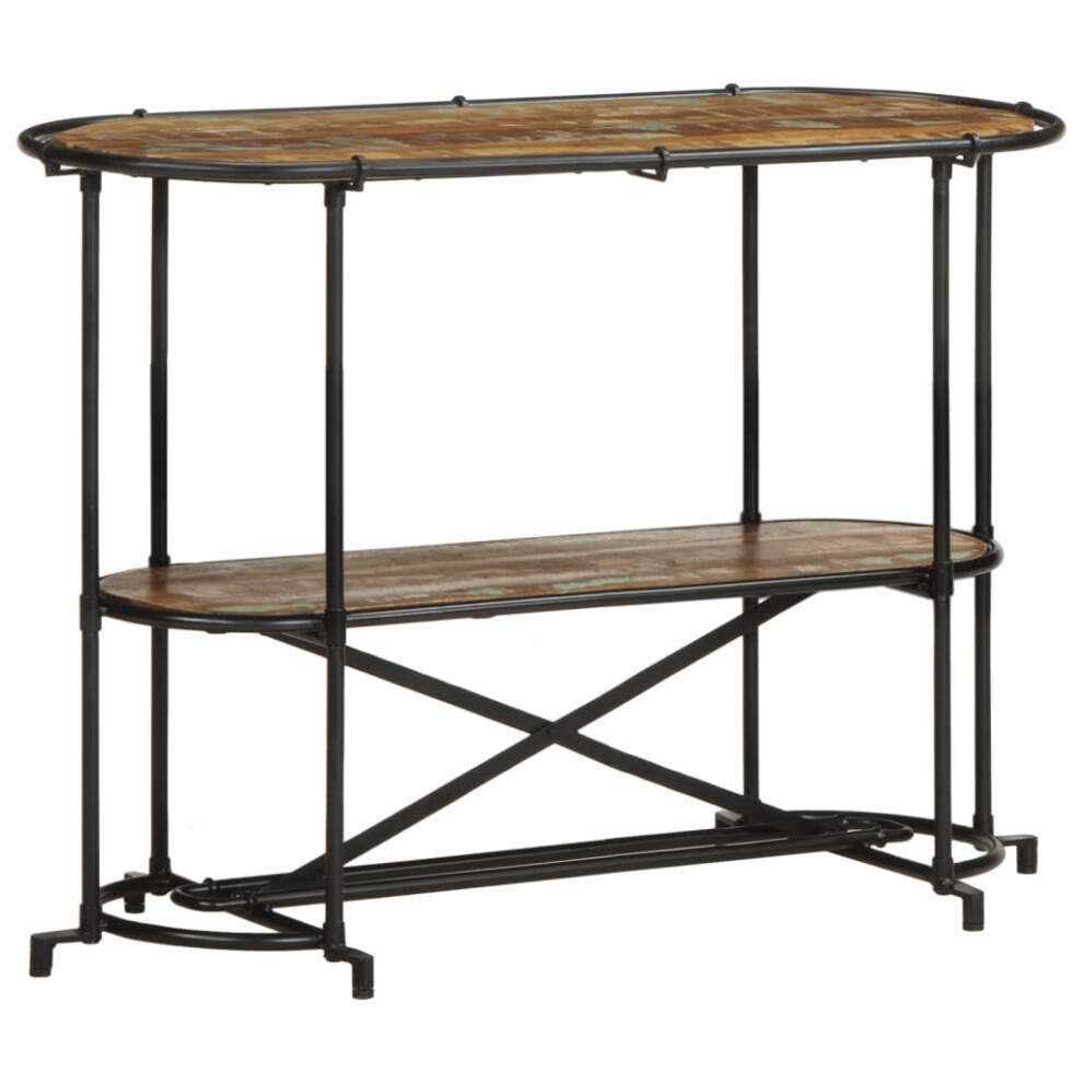 Vidaxl (Reclaimed Wood) Console Table Hallway End Table Accent Side Table Tea Coffee Table Brown