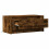 VidaXL (smoked oak) vidaXL Coffee Table with LED Lights Hallway Accent Side Table Engineered Wood 9