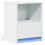 VidaXL (white, 1 pcs) vidaXL Bedside Cabinet with LED Lights Bed Table Engineered Wood 3