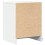 VidaXL (white, 1 pcs) vidaXL Bedside Cabinet with LED Lights Bed Table Engineered Wood 8