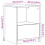 VidaXL (white, 2 pcs) vidaXL Bedside Cabinet with LED Lights Bed Table Engineered Wood 4