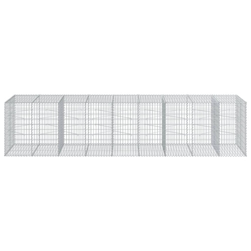 VidaXL vidaXL Gabione mit Deckel 450x100x100 cm Verzinktes Eisen 2
