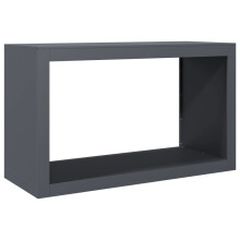 (anthracite, 100 x 40 x 60 cm) vidaXL Firewood Rack Fireplace Log Store Firewood Log Rack Log Holder Steel