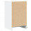 VidaXL (white) vidaXL Bedside Cabinet with LED Lights Bed Side Table Engineered Wood 8