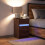 VidaXL (brown oak) vidaXL Bedside Cabinet with LED Lights Bed Side Table Engineered Wood 5